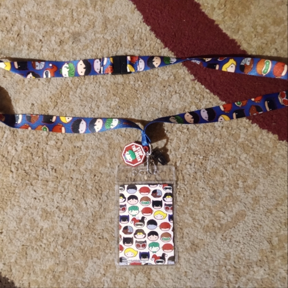 Six Flags Justice League Lanyard brand new